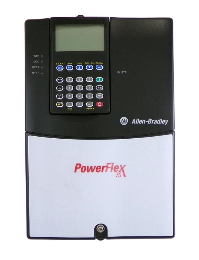 Used AB Allen-Bradley 20AD011A0AYNANC0 AC Drive PowerFlex 70 Working Surplus