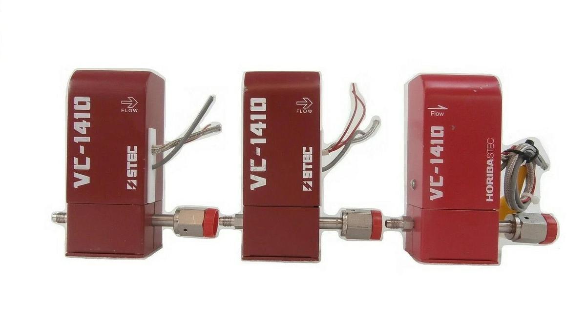 Used Horiba STEC VC-1410-UC Injection Valve VC-1410 Reseller Lot of 3 Working Surplus