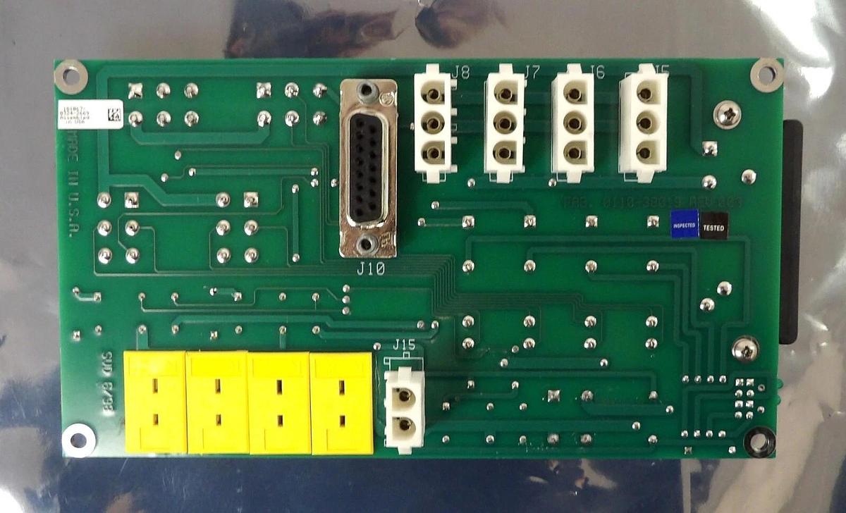 Used AMAT Applied Materials 0100-38019 Injector Valve Heater Control PCB Working