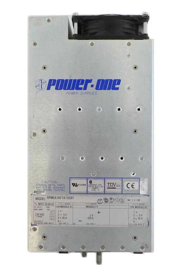 Used Power-One RPM5A1KF7A1S597 Modular Power Supply Working Surplus