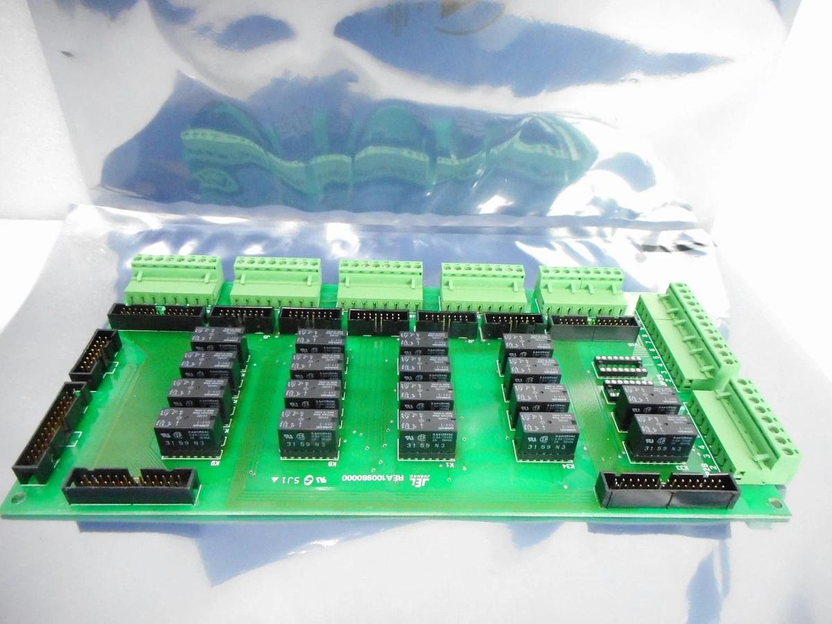 Used JEL Jusung REA100980000 Vacuum Process Interface Board PCB Spare Surplus