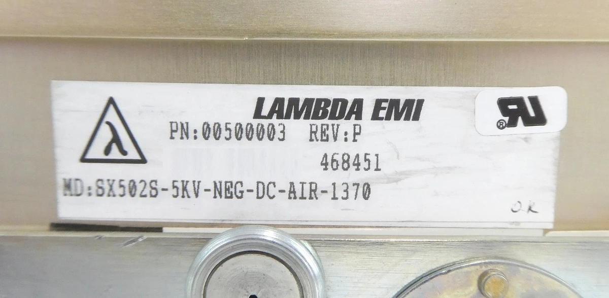 Used Lambda EMI 00500003 Power Supply SX502S-5KV-NEG-DC-AIR-1370 TDK Working