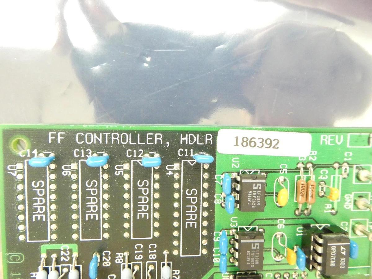 Used Tencor Instruments 186392 HDLR FF Controller PCB Card 173703 P-2H 200mm Working