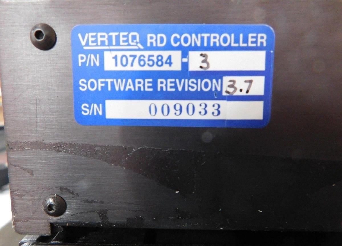 Used Verteq 1076584-3 / 1076585-1 8201 Primary Processor RD Controller Set