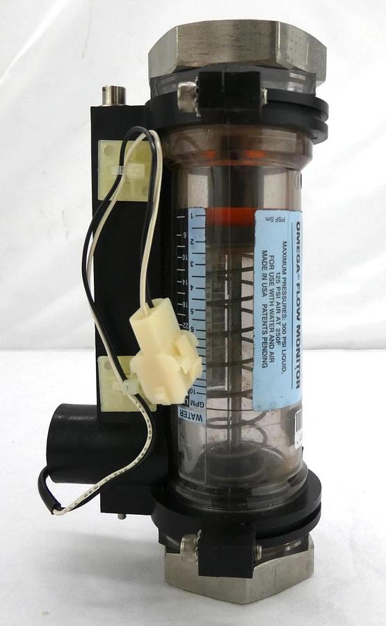 Used Omega Engineering 2908-0080-01 Flow Monitor Assembly Flow Meter Working Surplus
