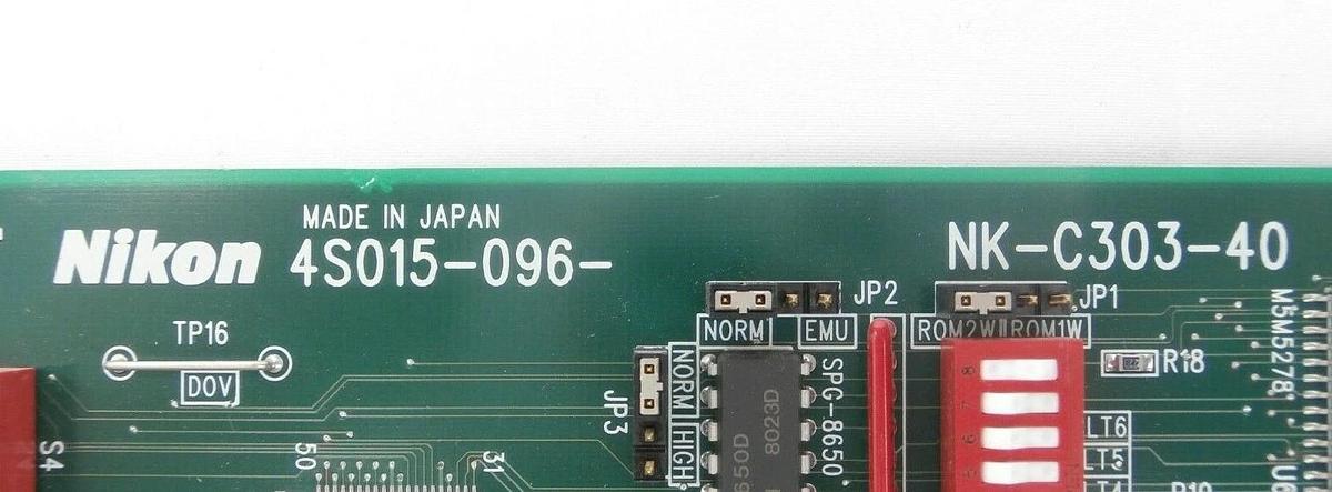 Used Nikon Precision 4S015-096 Processor Board PCB Card NK-C303-40 Working Surplus