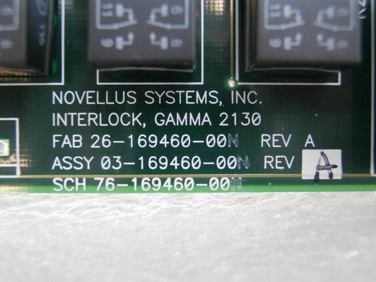 Used Novellus Systems 03-169460-00N Gamma 2130 Interlock Board PCB Card Working