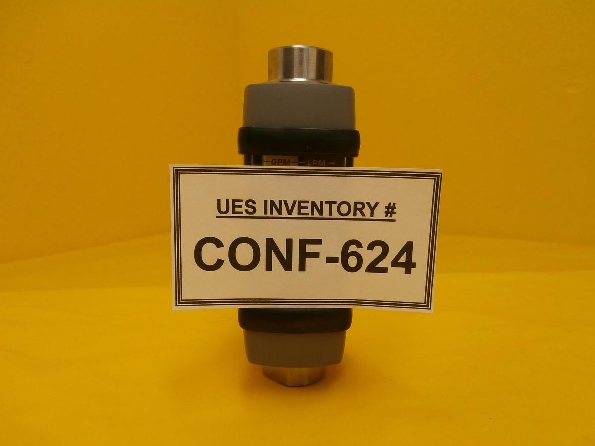 Cole-Parmer HC205S-010 1.0 GPM 3.75 LPM Flow Meter New Surplus