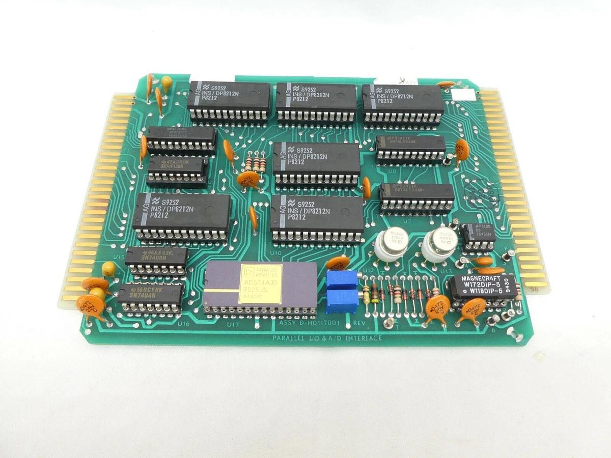 Used Varian Semiconductor VSEA D-H0117001 Parallel I/O Interface PCB H0117001 Rev. K