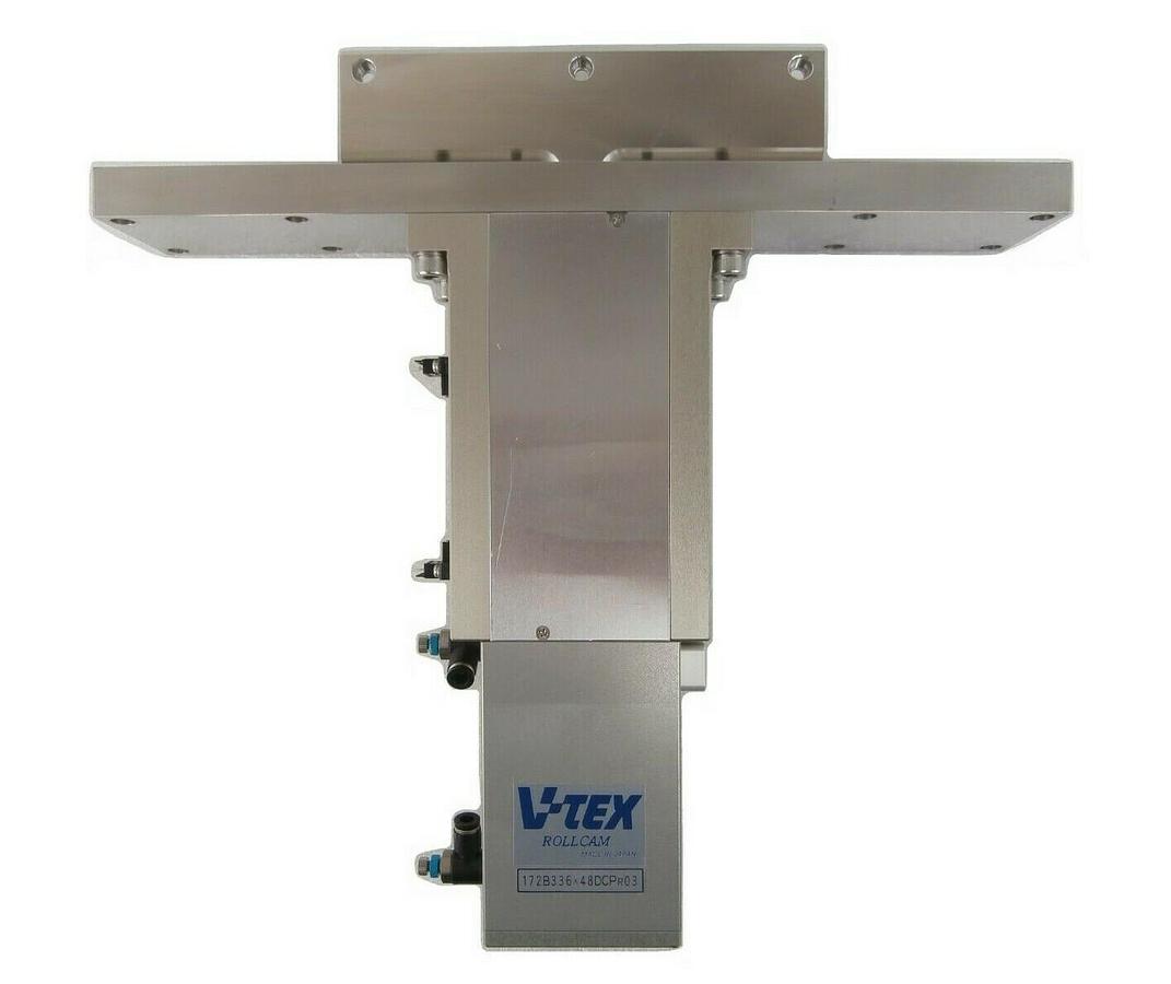 Used V-Tex 172B336x48DCPR03 Pneumatic Slit Valve ROLLCAM Hitachi M-712E Copper Spare
