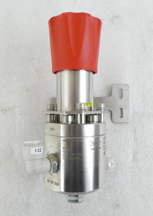 Used Swagelok RSB4-02-3-VVV-G93 Pressure Regulator RHPS Series Lot of 3 Working