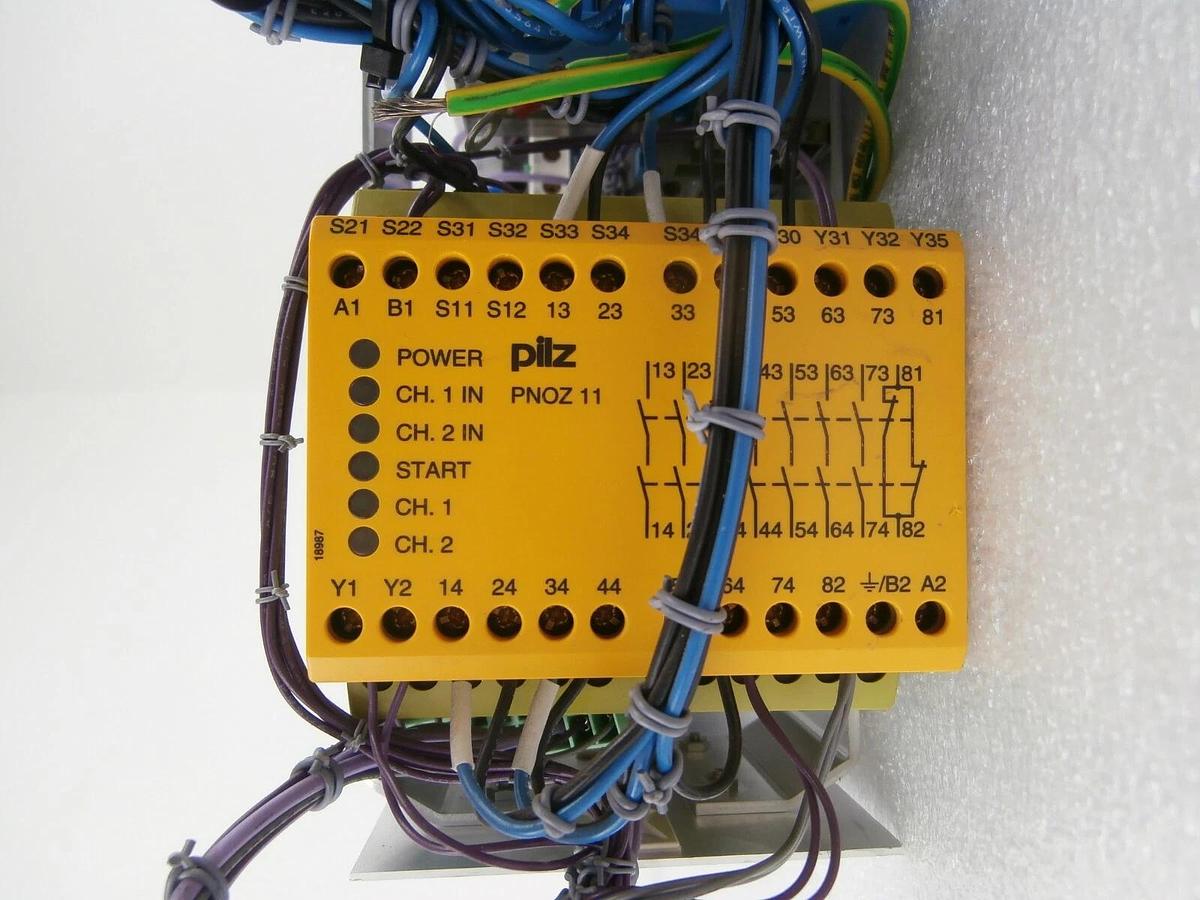 Used ASML RH Option Supply Rack (ROSR) Mains Power Control PILZ PNOZ11 Working Spare