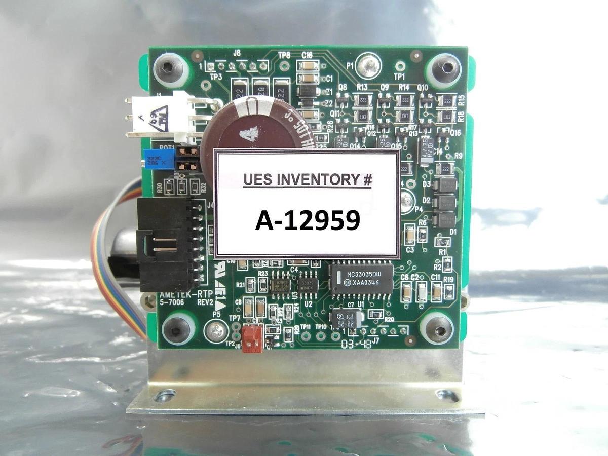 Used Ametek 5-7004 AMETEK-RTP Fan with Control PCB Assembly 5-7006 Used Working