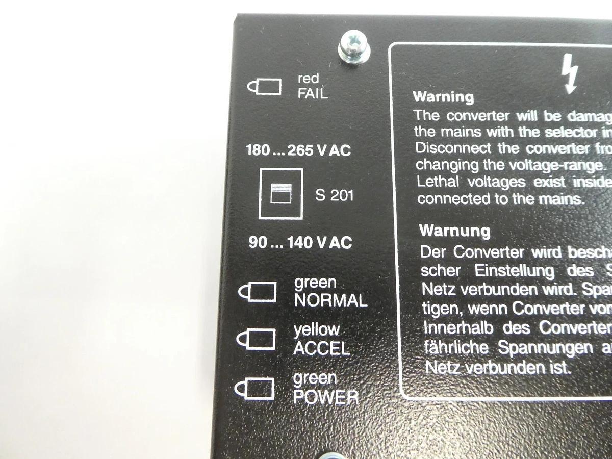 Used TURBOTRONIK NT12 Leybold 85904 Electronic Frequency Converter Turbo Working