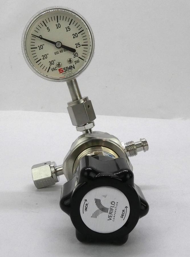 Used Veriflo 42500197 Air Pressure Regulator N2 0- 95930W3PFSMMF AMAT Working Surplus