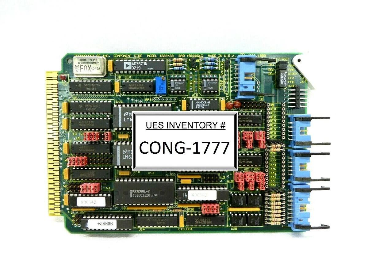 Used Technology 80 4323/33 PCB Card 800061G 900444/K 4323-2 4323/4333 Working Surplus