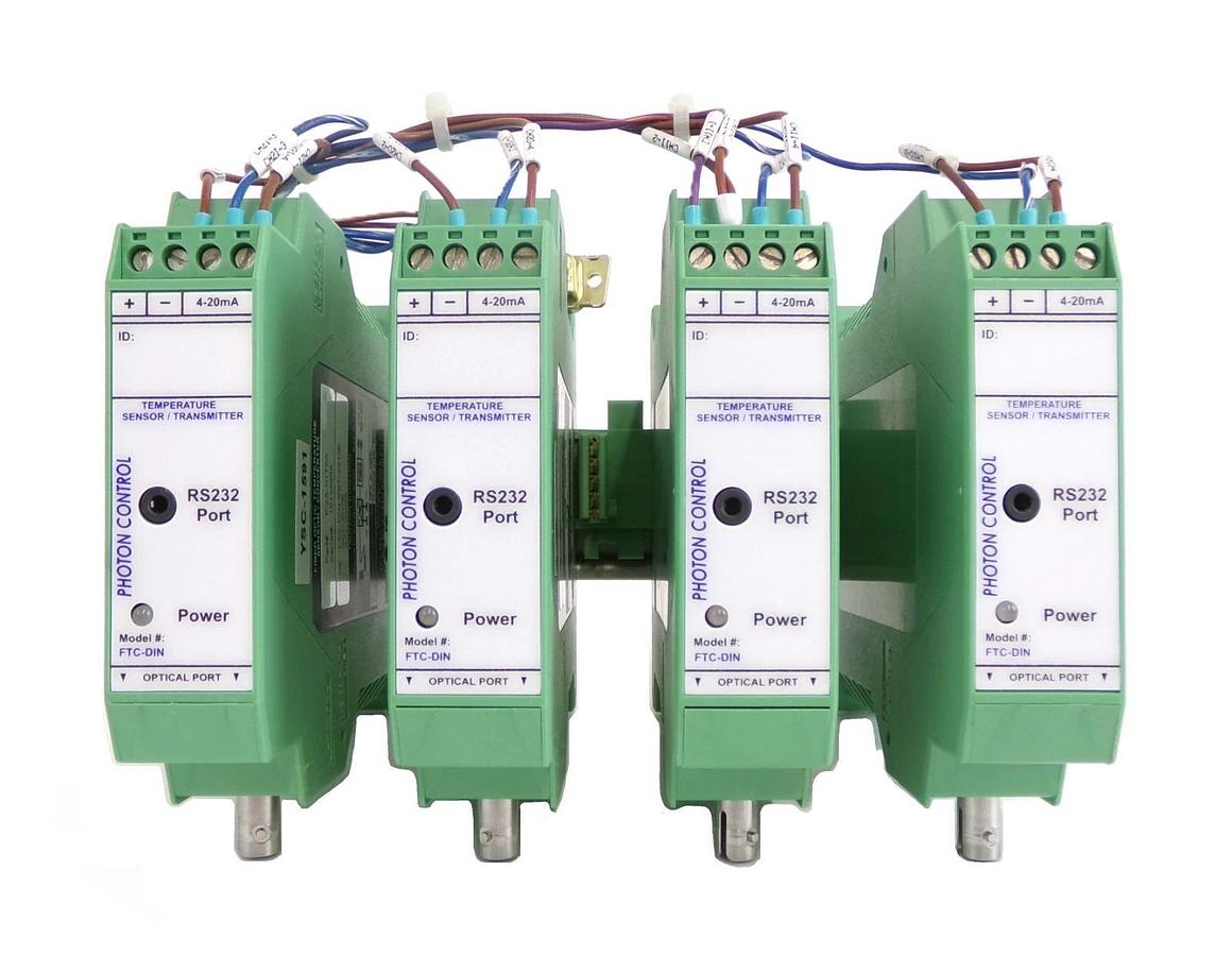 Used Photon Control FGA-0173A Fiber Optic Temperature Converter Lot of 4 Working