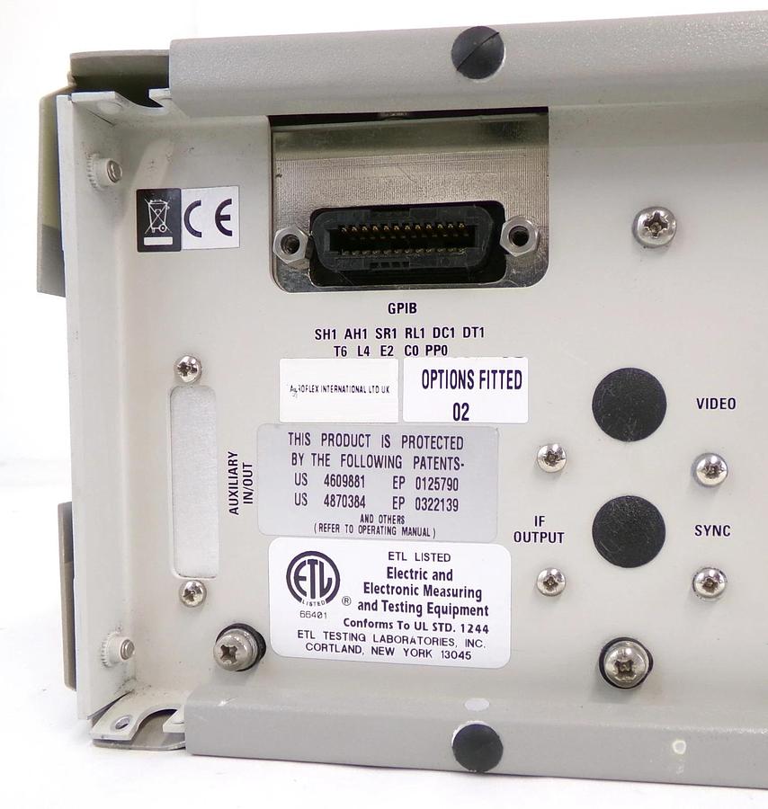 Used IFR 2040 10khz-1.35Ghz Low Noise Signal Generator 9.15 Opt. 2 Dented As-Is Spare