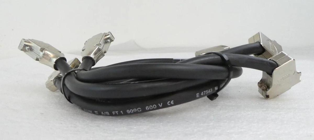 Used Oerlikon Leybold Turbomolecular Vacuum Pump Turbo Cable Lot of 3 TW-250S Working