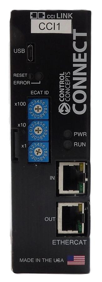 Used Control Concepts FG-X-C-10-E104 DeviceNet Connect Gateway Working Surplus