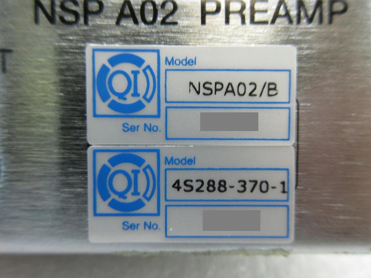 Used QI Queensgate Instruments NSPA02/B Preamp Unit Nikon 4S288-370-1 NSR Working
