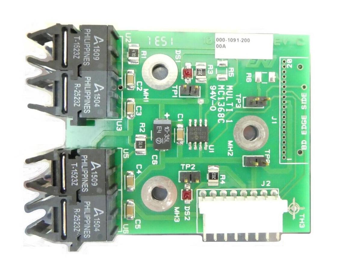 Used ENI Power Systems 000-1091-200 Dual Fiber Optics RF Match Interface PCB Working
