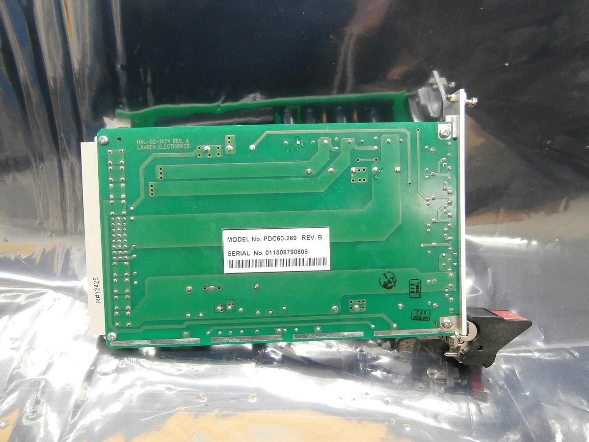 Used Lambda PDC60-300 Power Supply Card PCB HAL-02-1474 Rev. B Used Working