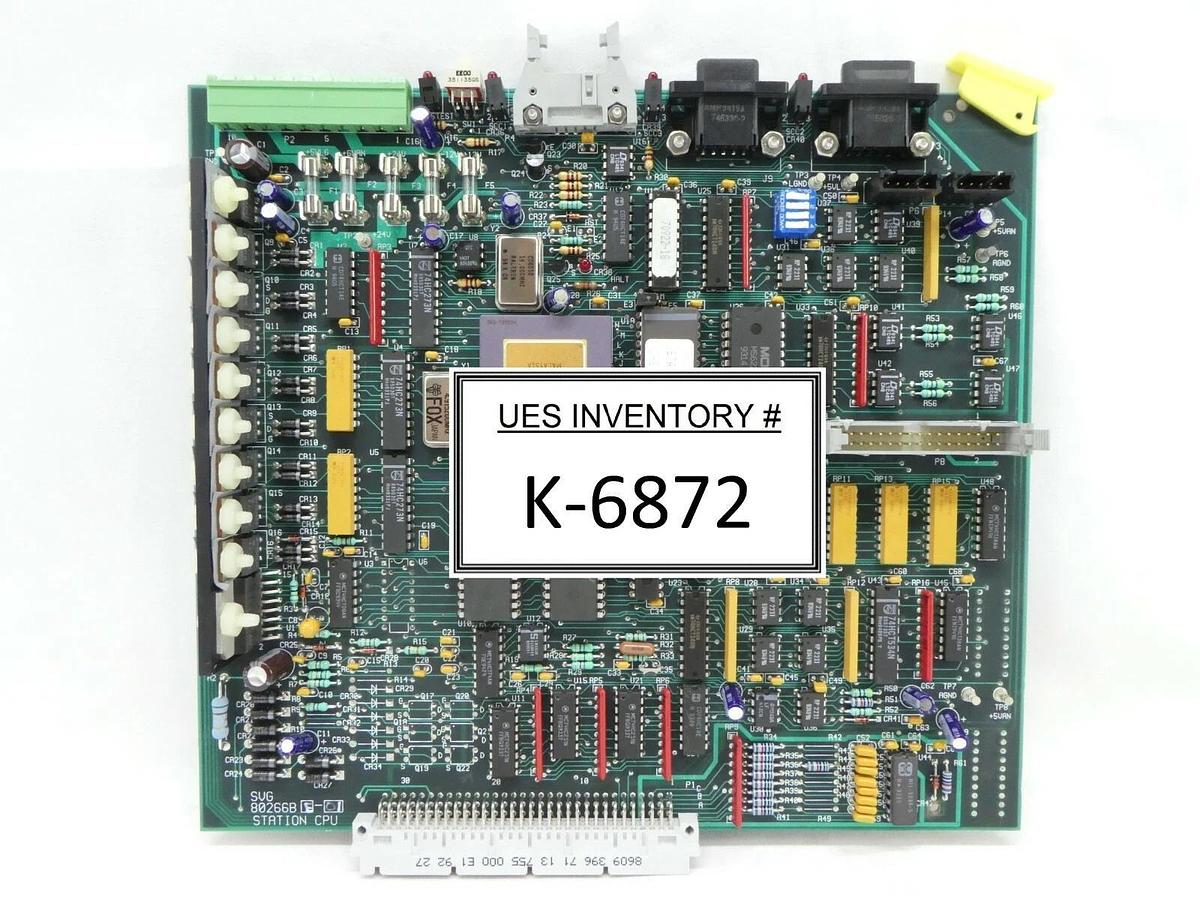 Used SVG Silicon Vally Group 80266BE-01 STACK BAKE Station CPU PCB Card 90S Working