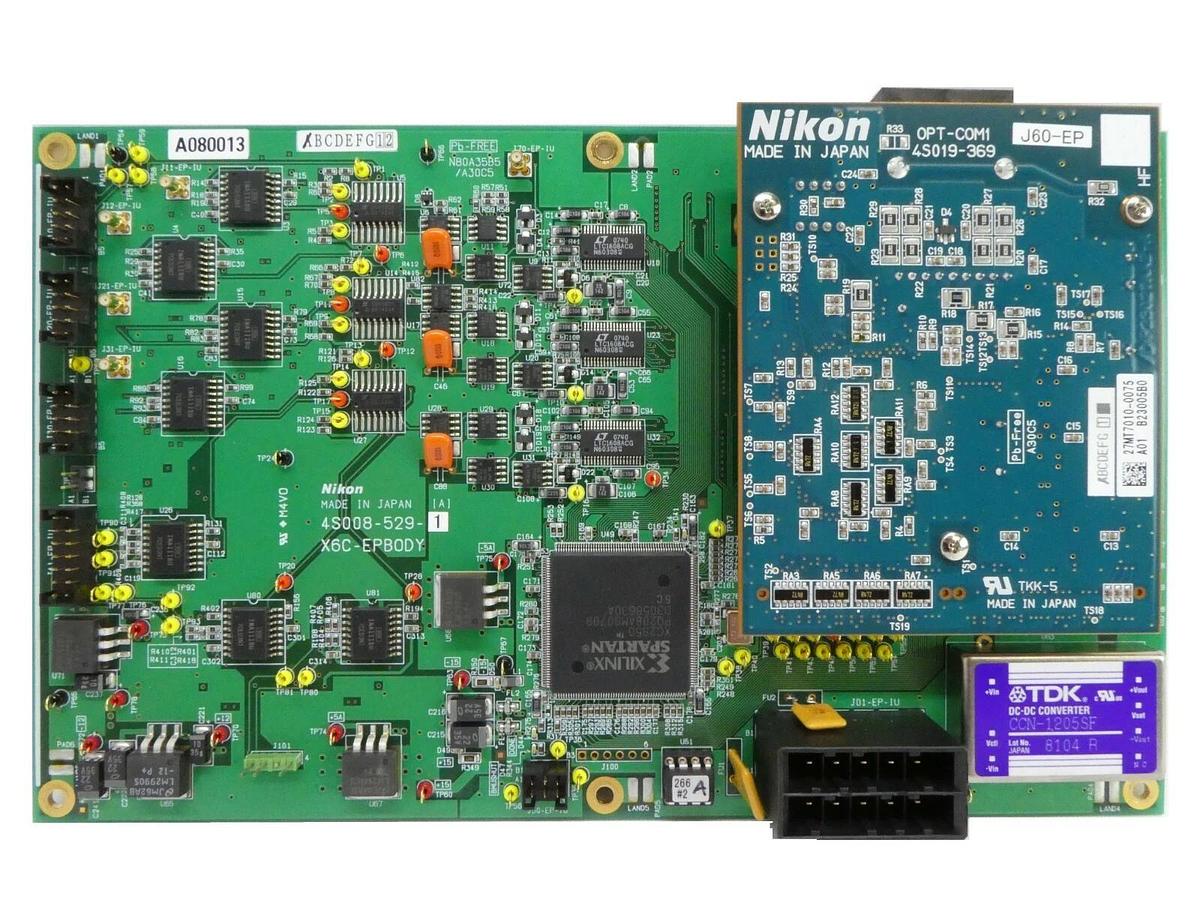 Used Nikon 4S008-529-1 Relay Communications Board PCB X6C-EPBODY NSR-S610C Spare