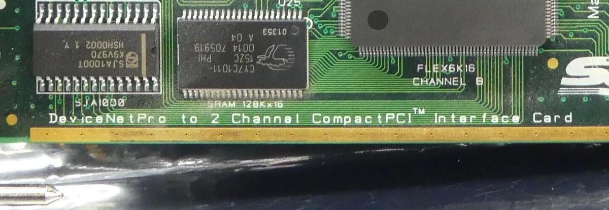 Used SST Woodhead AMAT-DNP-CPCI-2 DeviceNet 2 Channel Interface PCB Card Working