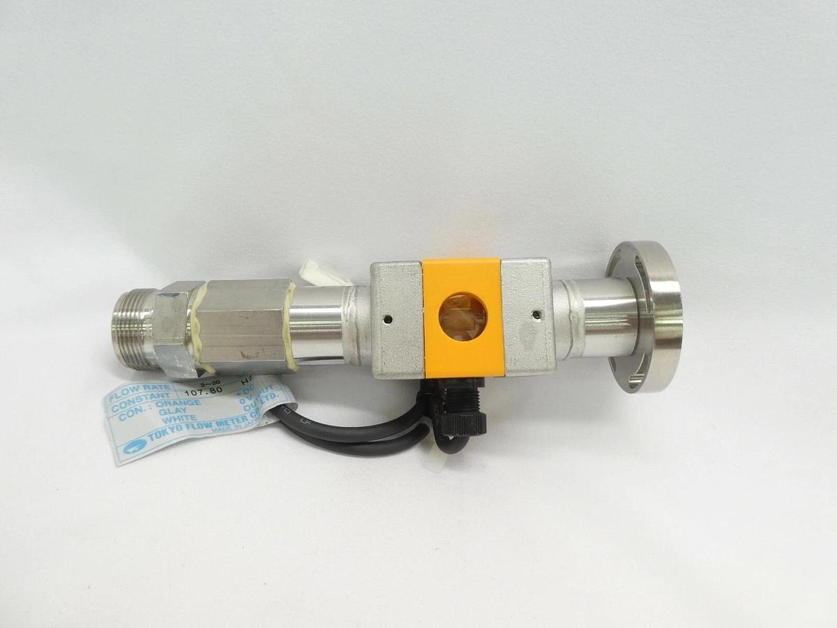 Used Tokyo Flow Meter HF-M30 Helical Inline Flow Meter 2 ~ 20 L/min Lot of 3 Working