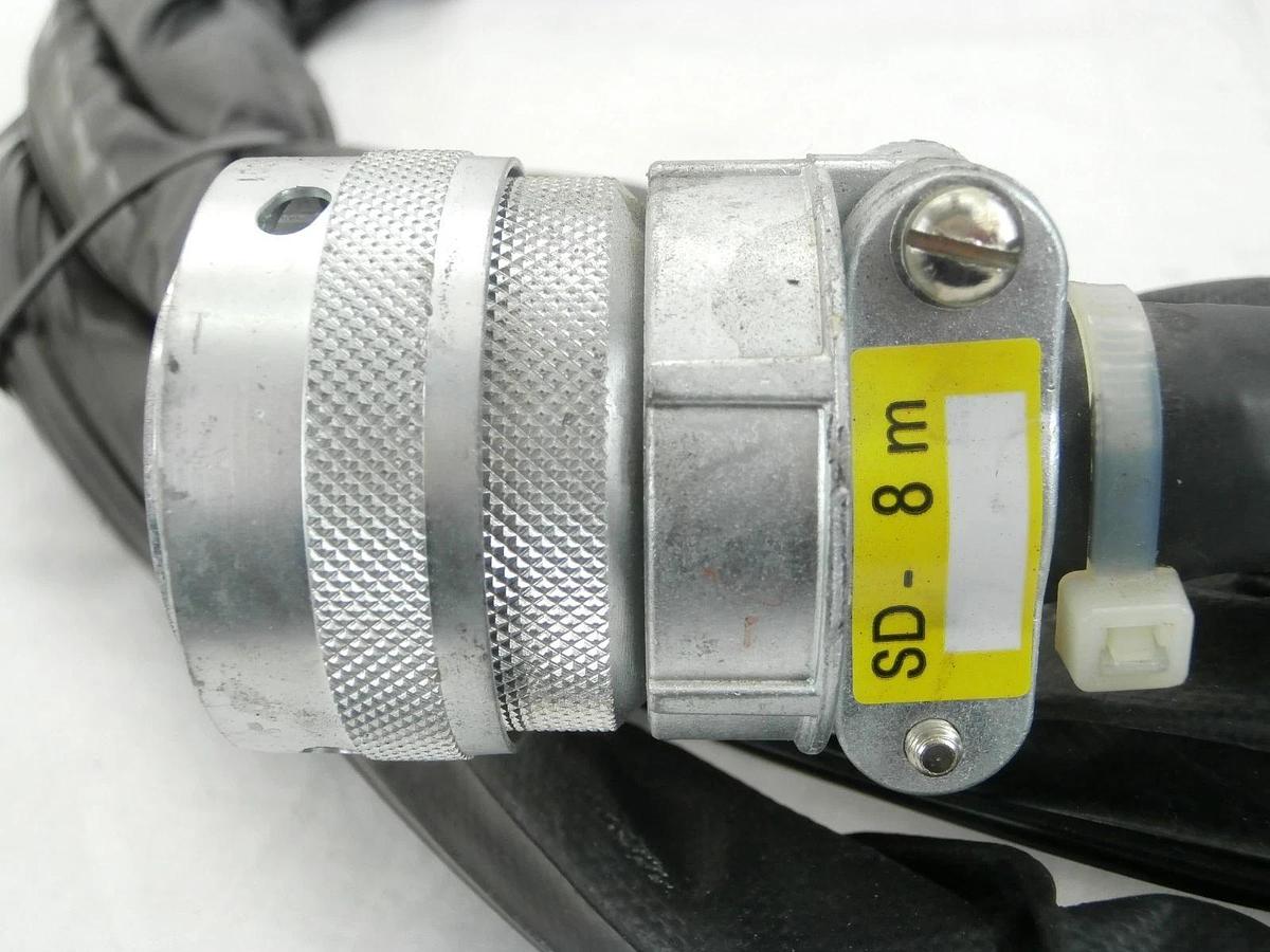 Used Seiko Seiki SD-8m TMP Turbomolecular Pump Cable 26 Foot 8M Turbo Working