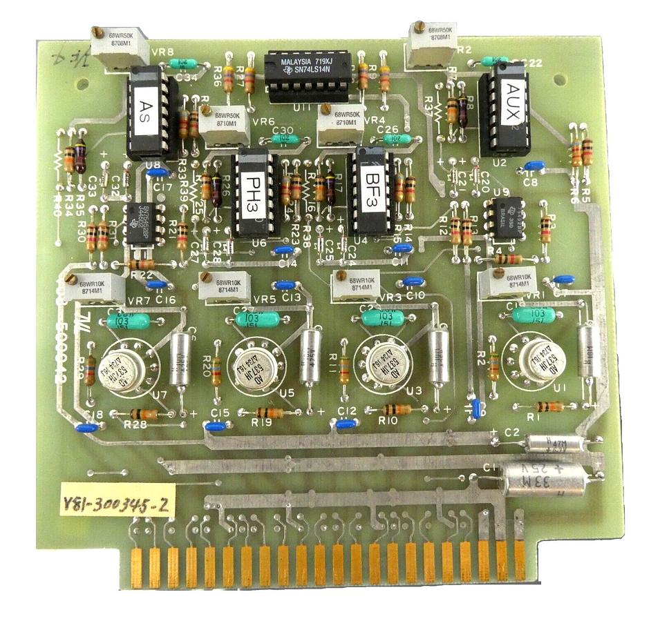 Used Varian V81-300345-2 Mass Flow PCB V08-500042 Working Surplus