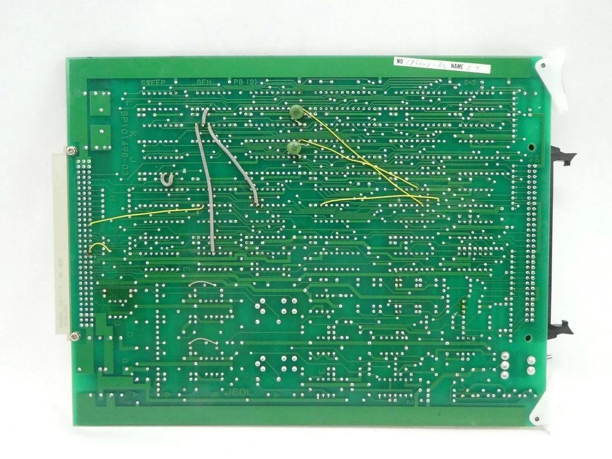 Used JEOL BP101498-03 SWEEP GEN PB(2) PCB Card JWS-2000 Wafer Review SEM Working