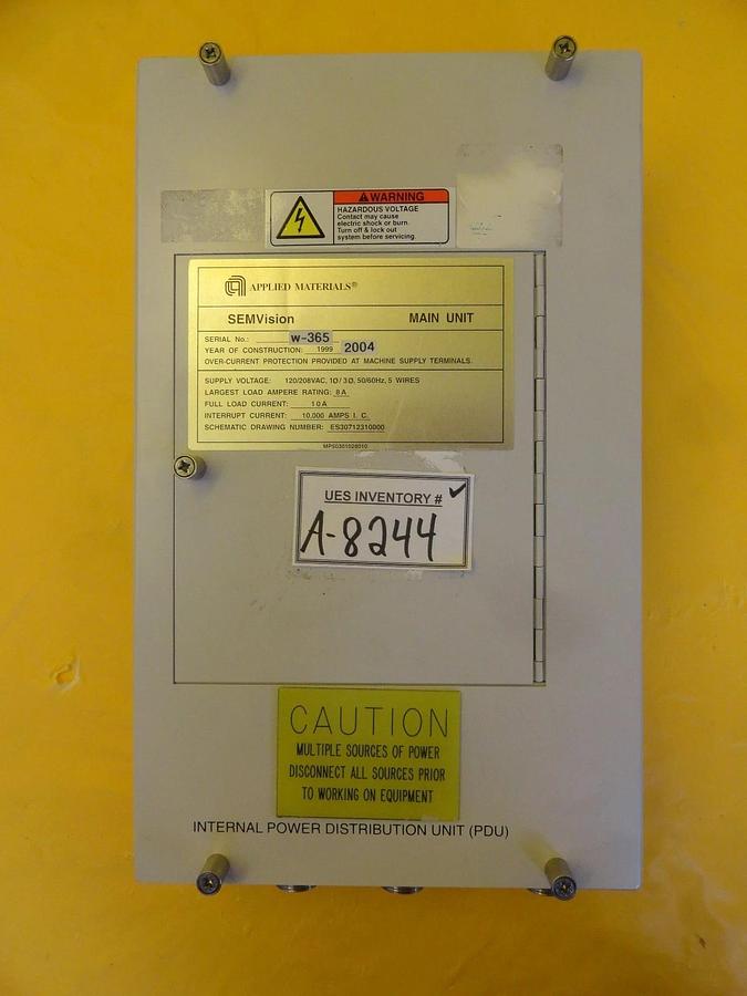 Used AMAT Applied Materials ES30712310000 Power Unit Main PDU SEMVision Used