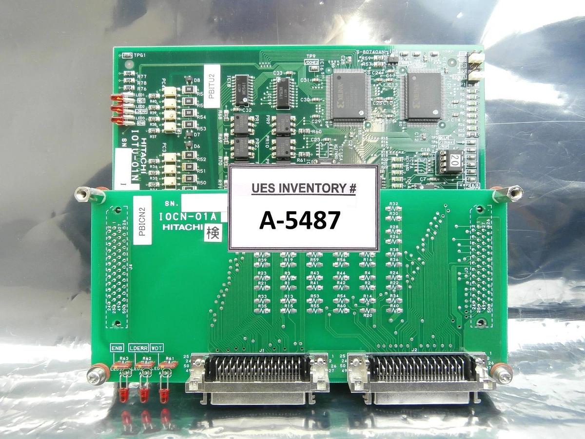 Used Hitachi IOTU-01N Interface Board PCB Card IOCN-01A M-712E Working Spare