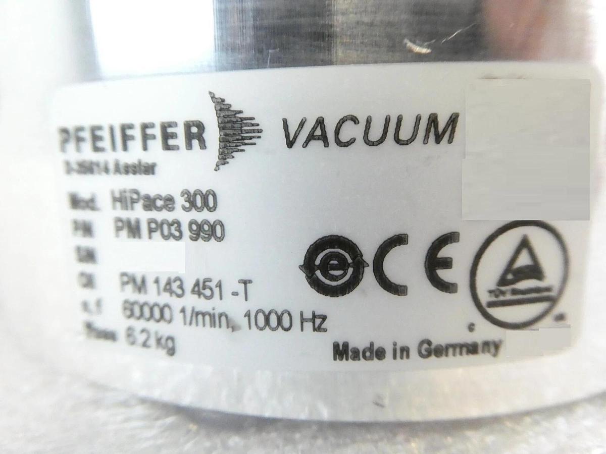 Used HiPace 300 Pfeiffer PM P03 990 Turbomolecular Pump TC 110 Turbo Tested Working