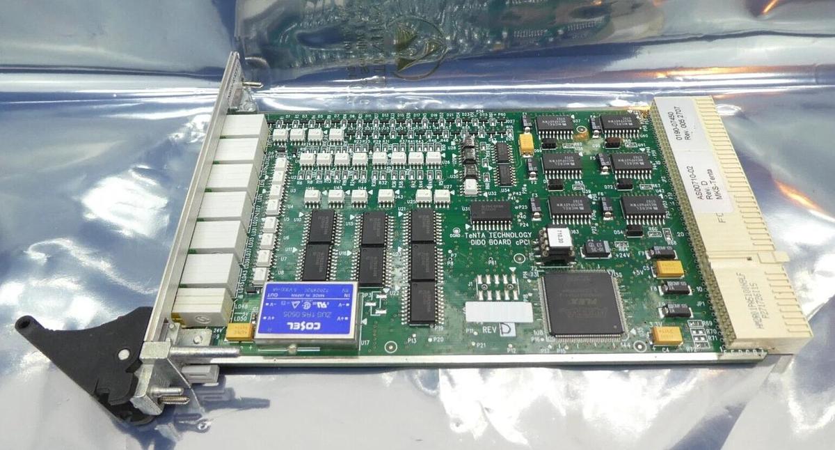 Used MKS Instruments TeNTA AS00710-02 Digital I/O PCB Card AMAT 0190-07450 Working
