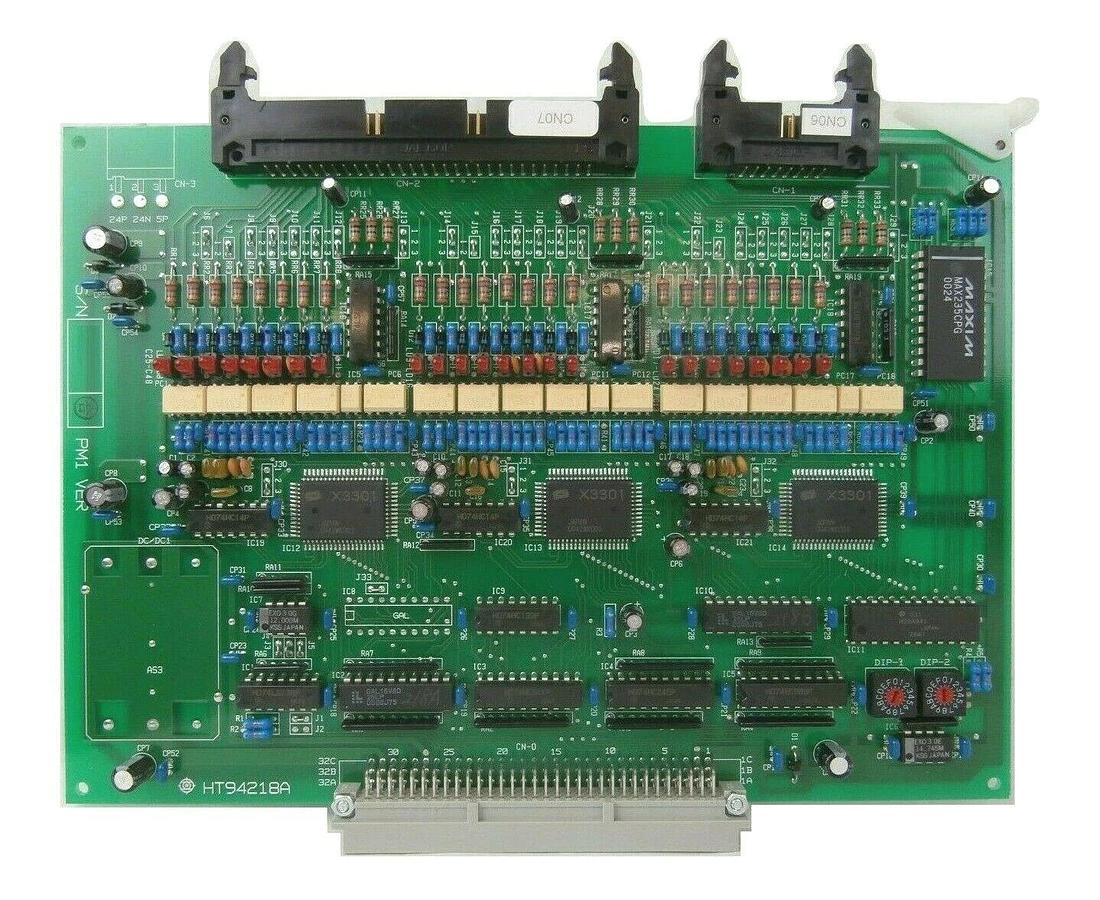 Used Hitachi HT94218A Interface Board PCB Card PM1 M-712E Etcher Working Surplus