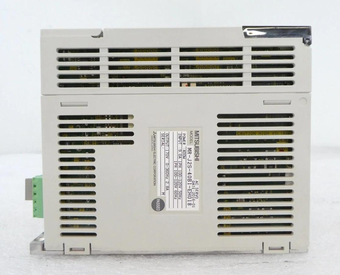 Used Mitsubishi Electric MR-J2S-40B1-EH018 AC Servo Driver MELSERVO Working Surplus