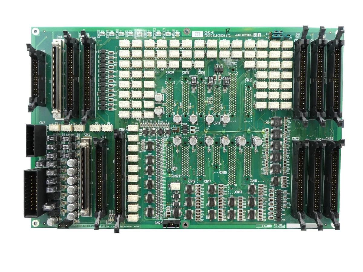 Used TEL Tokyo Electron 3U81-002000-31 Relay Interface PCB COR2-R Working Surplus