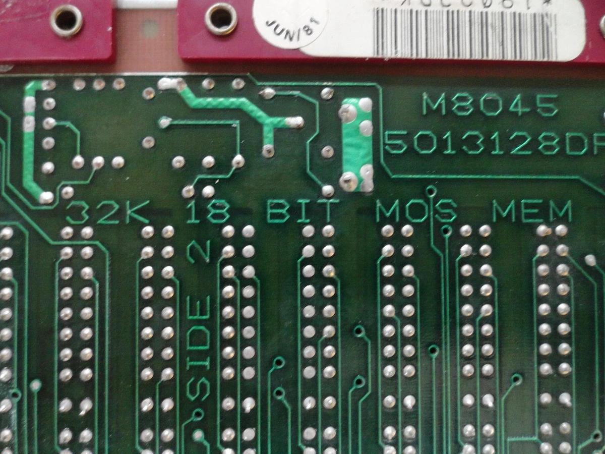 Used Digital Electronics 5013128DP1 32k 18 Bit MOS MEM PCB Card M8044 Used Working