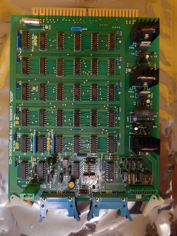 Used JEOL MP002406-02 CAMERA ITF PB Interface Board PCB Card JEM-2010F Working