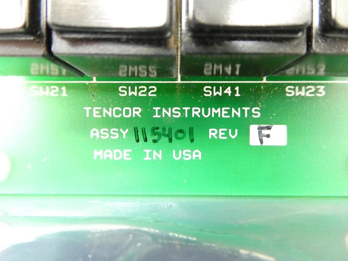 Used Tencor Instruments 115401 Operator Interface Keypad PCB 102008 P-2H Working