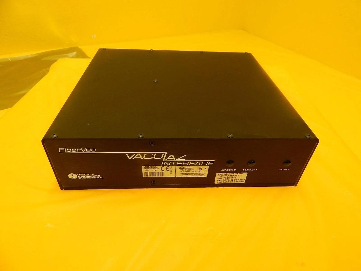 Used Particle Measuring Systems VacuLaz Interface Module FiberVac Used Working
