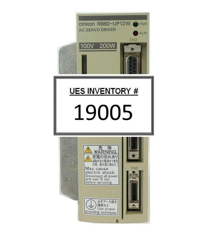 Used Omron R88D-UP12W AC Servo Driver R88D-U Working Surplus