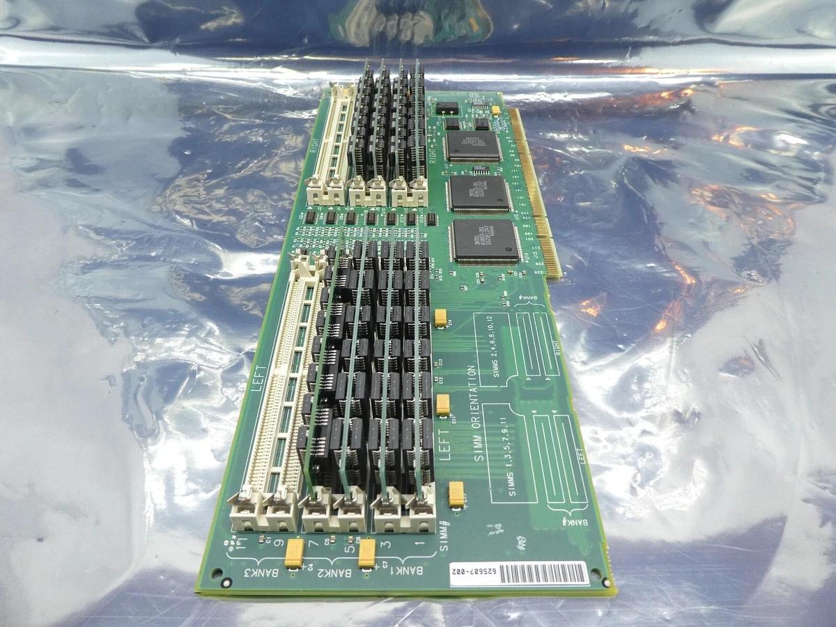 Used Phoenix Technologies 625607-002 SIMM Bank PCB HYM536410AM-60 Working Surplus