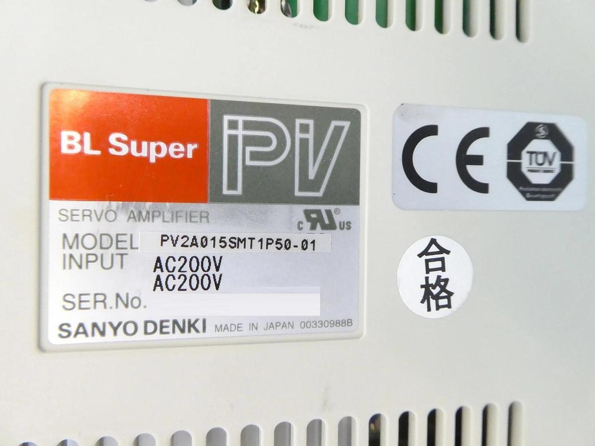 Used Sanyo Denki PV2A015SMT1P50 Servo Driver Super PV AMAT 0190-12138 Working