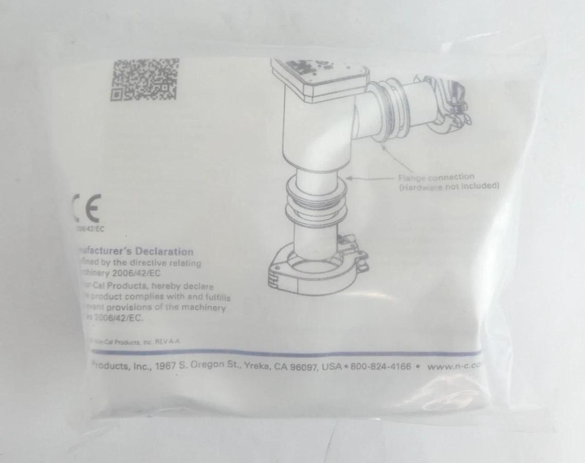 Nor-Cal Products NAP-200-NW-XPE-1/8 Vacuum Isolation Angle Valve N-Series New