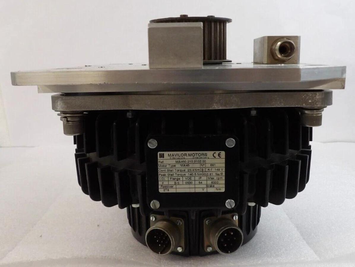 Used Mavilor Motors MA45 DC Servo Motor Assembly MA Series Working Surplus